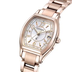 ES9354-69A クロスシー【ノベルティ付・国内正規品】【ｷﾞﾌﾄ包装･ｻｲｽﾞ調整無料】ｿｰﾗｰ電波　レディース腕時計画像