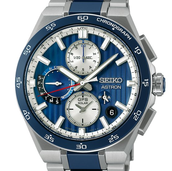 SBXC181・ｾｲｺｰｱｽﾄﾛﾝ【ﾉﾍﾞﾙﾃｨ付・ｷﾞﾌﾄ包装・ﾍﾞﾙﾄ調整無料・新品正規品】GPSｿｰﾗｰ電波 腕時計 ﾒﾝｽﾞ 大谷翔平選手2025CMモデル画像