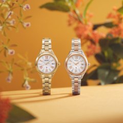 SSQW098 ｾｲｺｰﾙｷｱ【ﾉﾍﾞﾙﾃｨ付・ｷﾞﾌﾄ包装･ﾍﾞﾙﾄ調整無料･新品正規品】ｿｰﾗｰ電波　ﾚﾃﾞｨｰｽ腕時計  広告モデル画像
