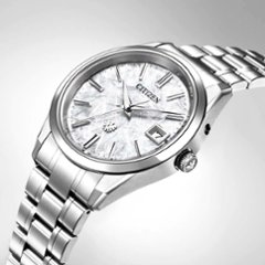 AQ4100-57B:ザ・シチズン【ノベルティ付･ギフト包装･ベルト調整無料･国内正規品】腕時計 メンズ ソーラー 限定 メタリック塗装文字板画像