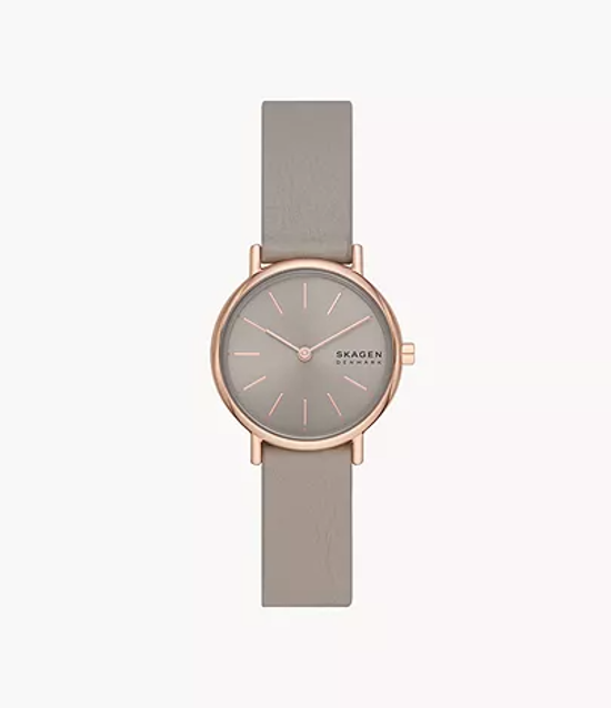 SKW3060　Skagen 【15時迄の注文で本日発送】*水曜除く【正規ﾒｰｶｰ保証書付】 SIGNATUR LILLE 二針 グレーストーン画像