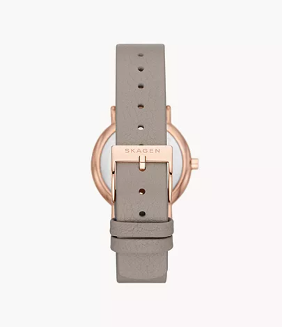 SKW3060　Skagen 【15時迄の注文で本日発送】*水曜除く【正規ﾒｰｶｰ保証書付】 SIGNATUR LILLE 二針 グレーストーン画像