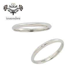 インセンブレ　INS02DPT / INS02NPT【正規品】結婚　指輪　ペアリング　パイロット 【店頭サンプル有】の画像