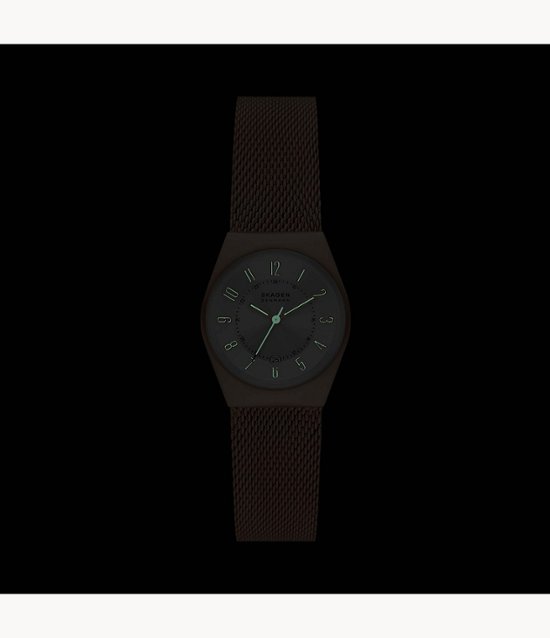 SKW3035　Skagen 【15時迄の注文で本日発送】*水曜除く【正規ﾒｰｶｰ保証書付】GRENEN LILLE 三針デイト ローズゴールド 画像