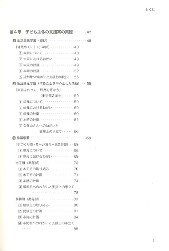 支援案の書き方・個別の支援計画画像