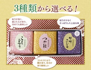 「キューブ型お米」「しょうゆの実」「紅えびみそ」のセット 　贈答・ギフト・内祝い・お祝い・お礼・挨拶画像