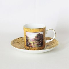 イギリス COALPORT コーヒーカップ&ソーサーの画像