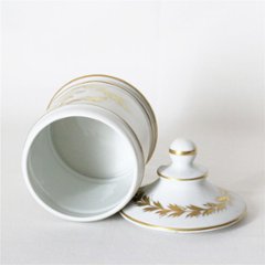 フランス Limoges 陶製キャニスター画像