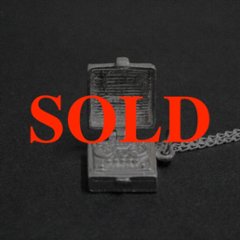 テープレコーダー シルバーチャーム ネックレスの画像