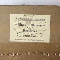 イギリス ヴィンテージ ギルドウッド ウォールミラー画像