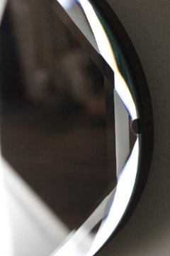 イギリス アンティーク アールデコ ウォールミラー画像