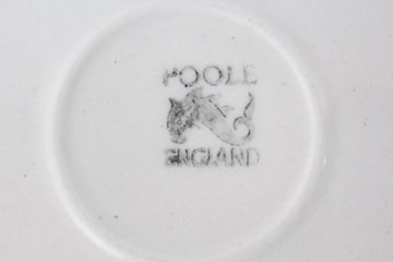 イギリス ヴィンテージ POOLE デミタスカップ＆ソーサー画像