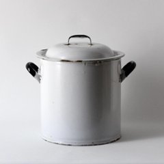 イギリス アンティーク エナメル FLOUR缶画像