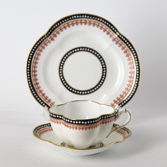 イギリス アンティーク COALPORT ティートリオ画像