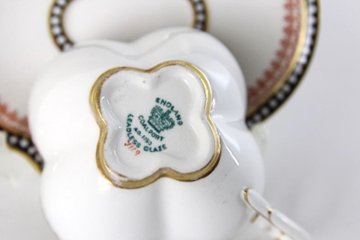 イギリス アンティーク COALPORT ティートリオ画像