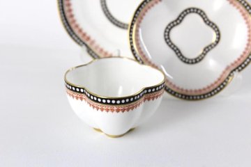 イギリス アンティーク COALPORT ティートリオ画像