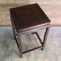 ヴィンテージ 唐木 花台 サイドテーブル画像