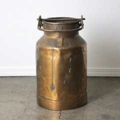 イギリス アンティーク コッパー ミルク缶の画像