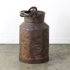 イギリス アンティーク コッパー ミルク缶画像