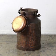イギリス アンティーク コッパー ミルク缶画像