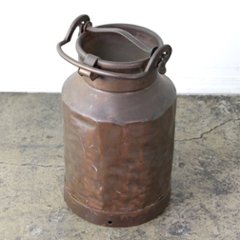 イギリス アンティーク コッパー ミルク缶画像