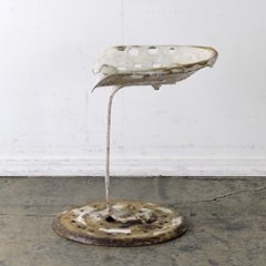 フランス C.PUZENAT トラクターシート アイアンスツール画像
