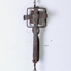 イギリス アンティーク アイアン トラップ （バネ部分破損）画像