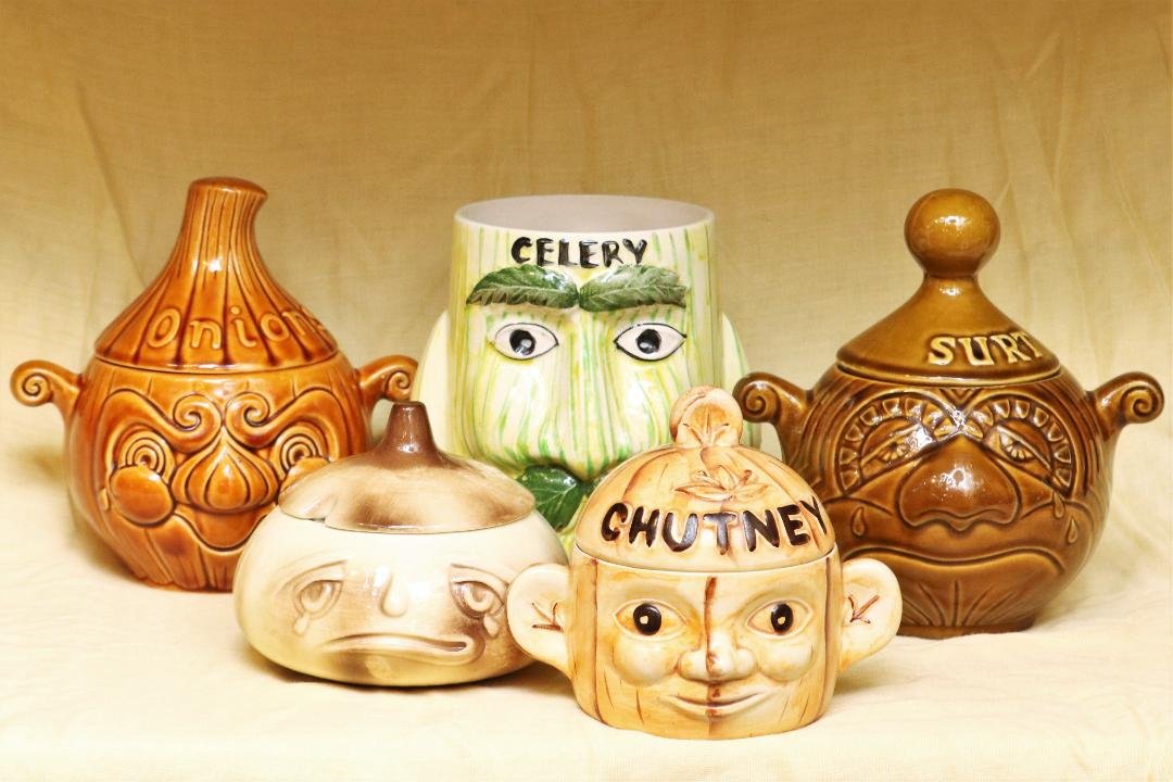 1960-70's イギリス フェイスポット 