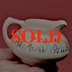 イギリス Crown Ducal Ware クリーマーの画像