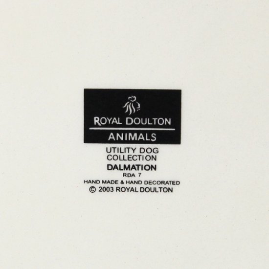 イギリス ヴィンテージ ロイヤルドルトン ダルメシアン フィギュア画像