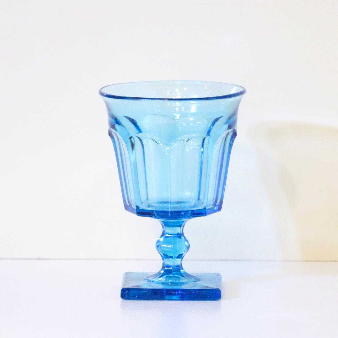 イギリス Davidson プレスガラス ゴブレット｜創作品モール あるる