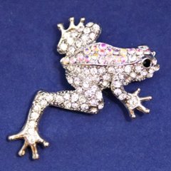ヴィンテージ カエル ブローチの画像