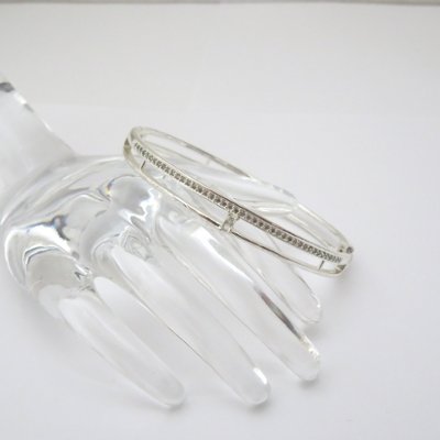 アメリカ ヴィンテージ ラインストーン バングルの画像