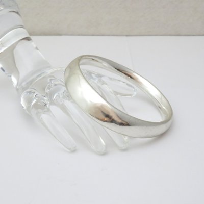 ヴィンテージ シルバーメタル バングルの画像