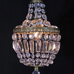 アンティークスタイル クリスタルガラス プラフォニエ画像