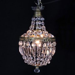 アンティークスタイル クリスタルガラス プラフォニエ画像