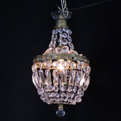 アンティークスタイル クリスタルガラス プラフォニエ画像