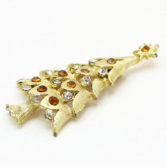 アメリカ クリスマスツリー ブローチ画像