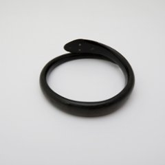 アンティーク ヴィクトリアン ホーン スネーク バングル画像