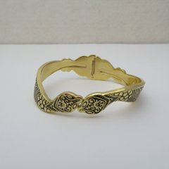 ヴィンテージ Kirk Stieff スネーク バングルの画像