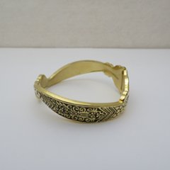 ヴィンテージ Kirk Stieff スネーク バングル画像