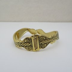 ヴィンテージ Kirk Stieff スネーク バングル画像