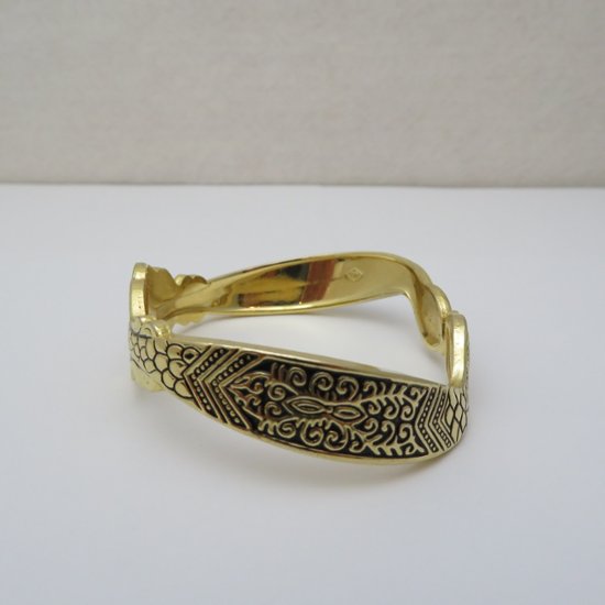 ヴィンテージ Kirk Stieff スネーク バングル画像