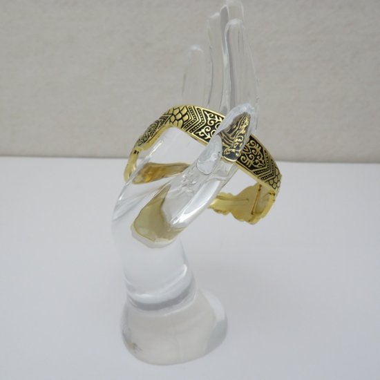 ヴィンテージ Kirk Stieff スネーク バングル画像