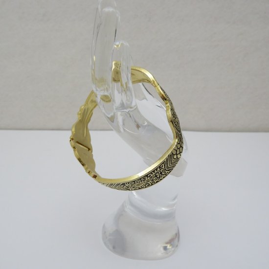 ヴィンテージ Kirk Stieff スネーク バングル画像