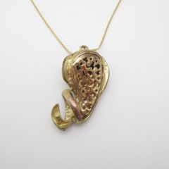 ヴィンテージ ラインストーン コブラ ネックレス画像