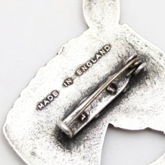 ヴィンテージ コパーメタル ホースヘッドブローチ画像