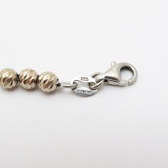 ヴィンテージ スターリングシルバー ボールチェーン ブレスレット画像