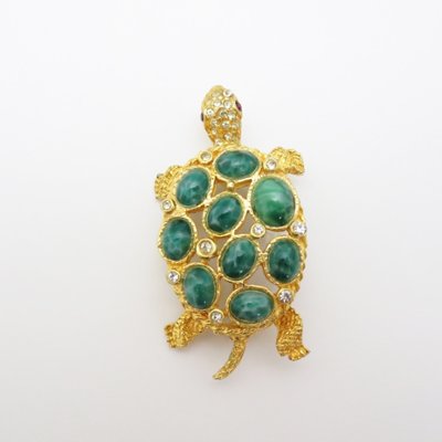 Frances Hirsch カメのブローチの画像