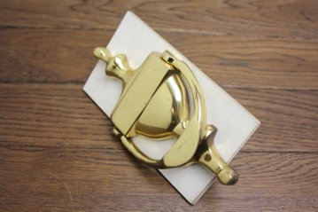 ブラス ドアノッカー画像